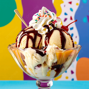 Rainbow Sundaes
